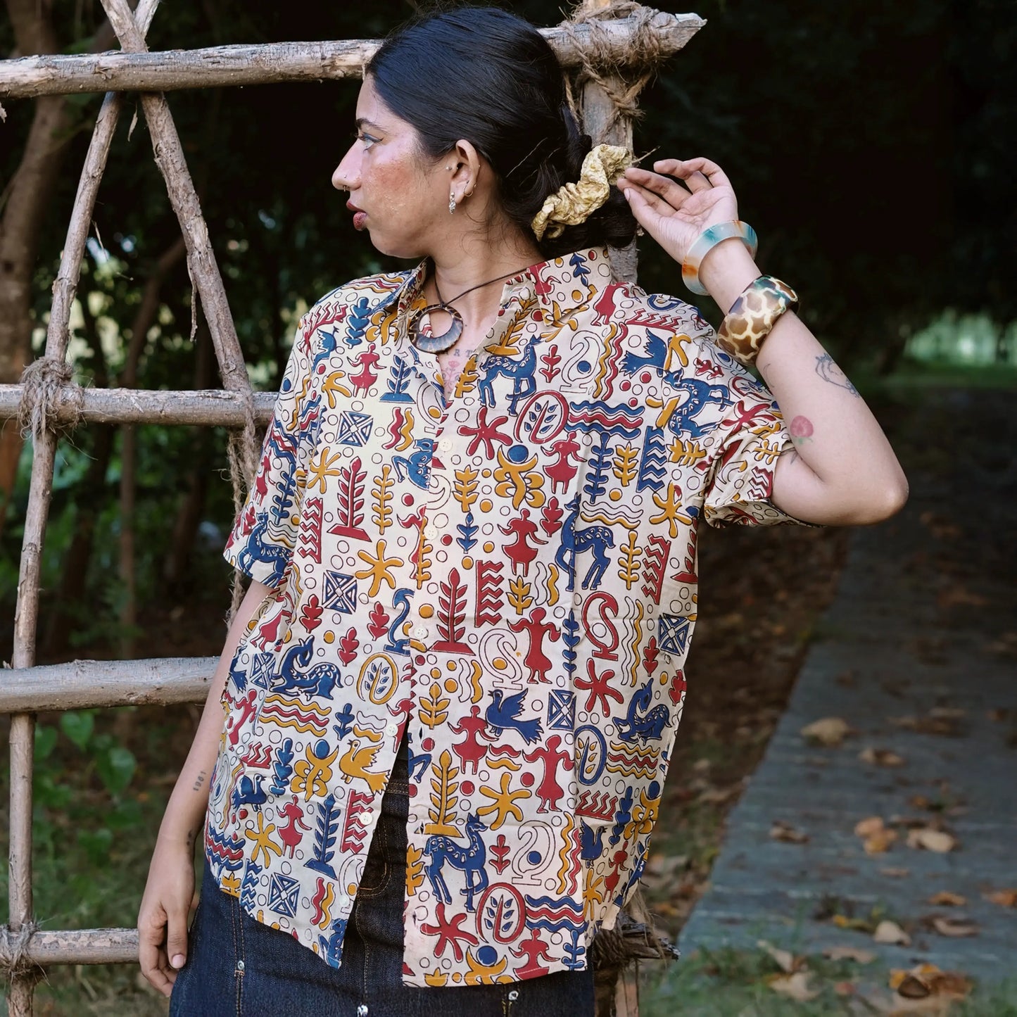 Matisse Kalamkari Silk Unisex Shirt