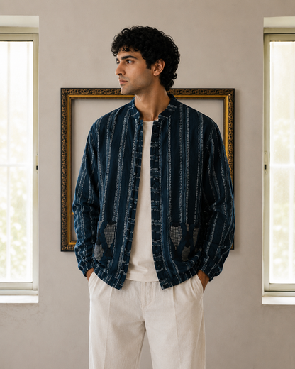 Meen Bagru Reversible Jacket