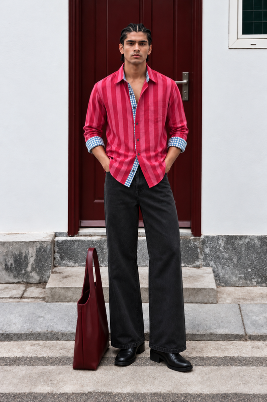 Gulabo Sitabo Sanganeri Block Printed Shirt