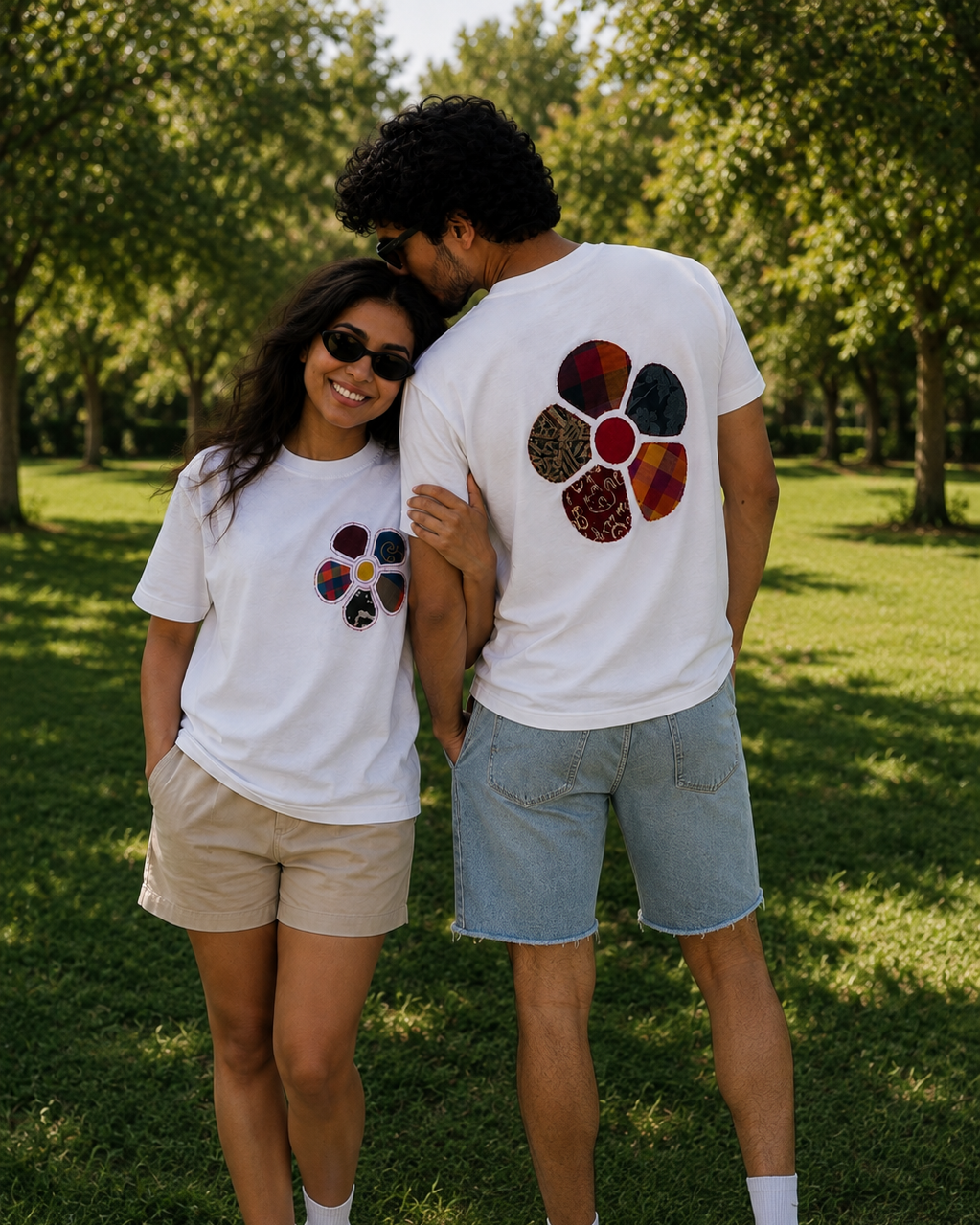 Wildflower Appliqué T-Shirt