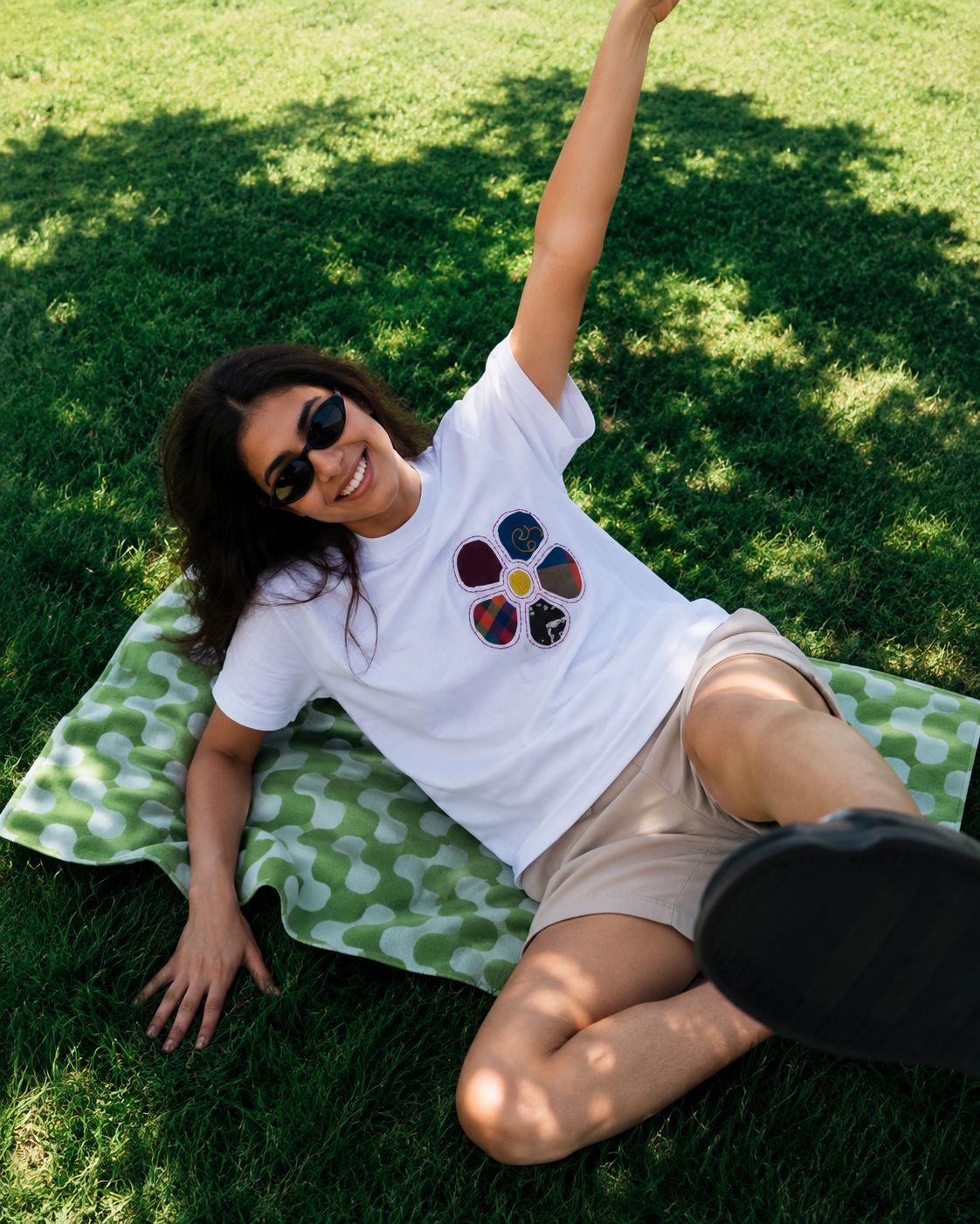 Wildflower Appliqué T-Shirt
