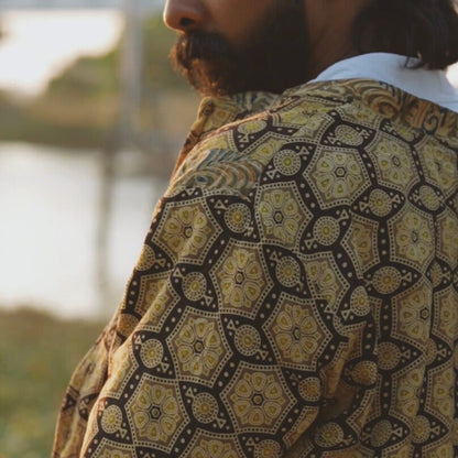 Ajrakh Bomber Jacket
