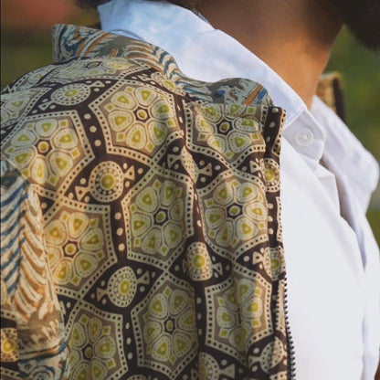 Ajrakh Bomber Jacket