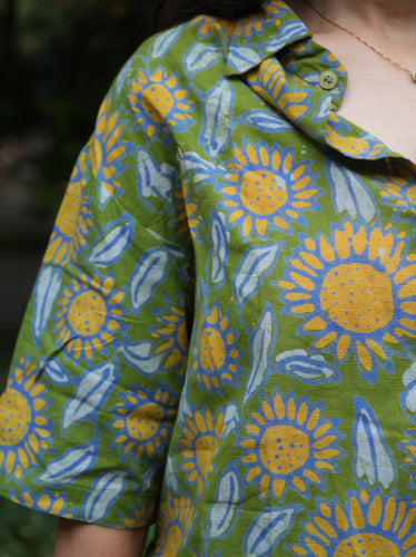 Sunny Side Up Batik Cotton Unisex Shirt