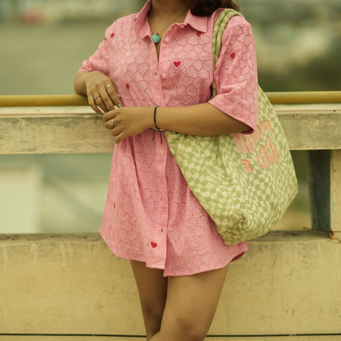 Dil French Knots Embroidered Shirt