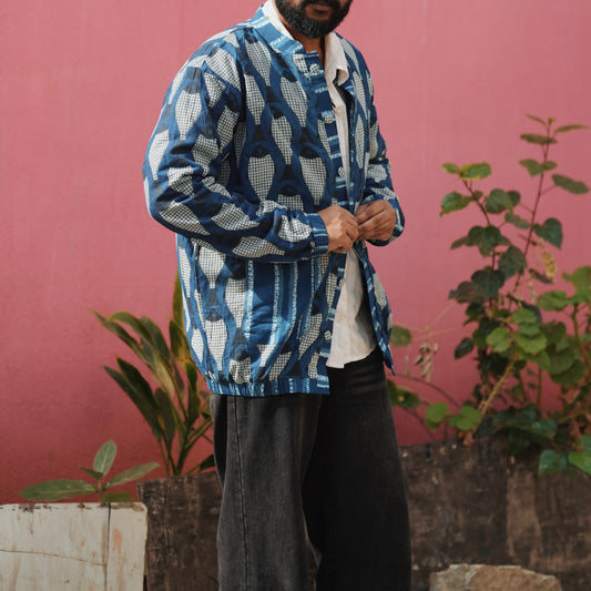 Meen Bagru Reversible Jacket