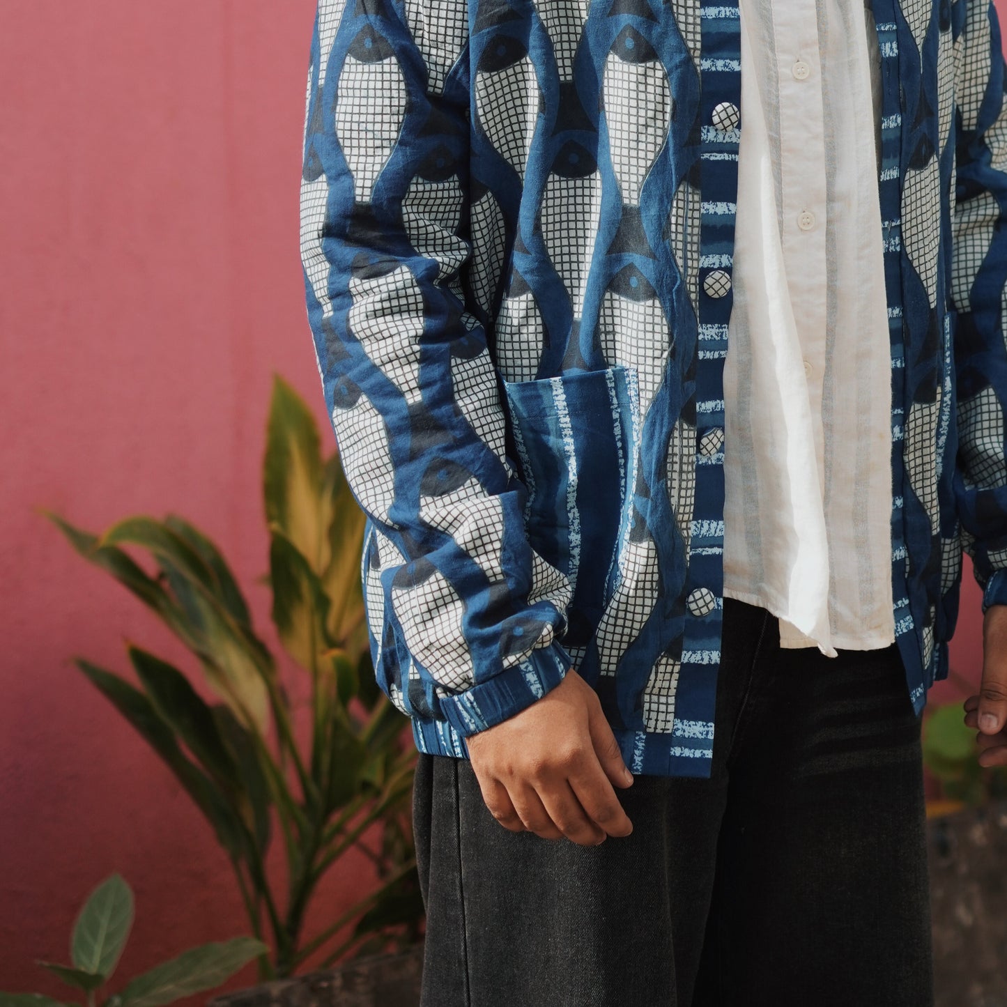 Meen Bagru Reversible Jacket