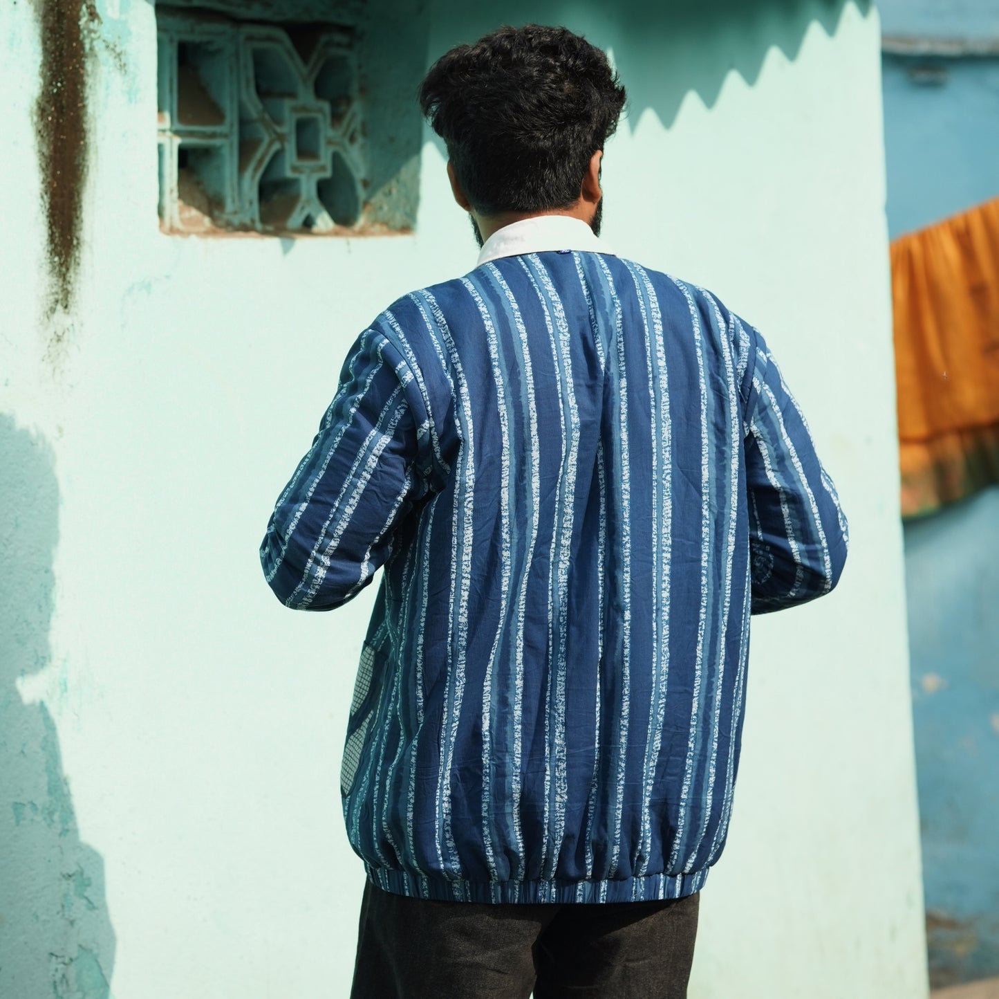 Meen Bagru Reversible Jacket