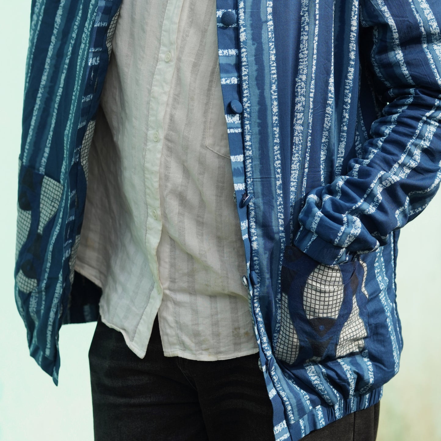 Meen Bagru Reversible Jacket