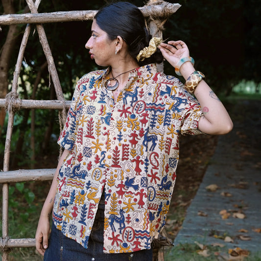 Matisse Kalamkari Silk Unisex Shirt