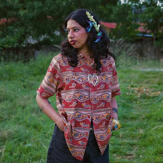 Matsya Kalamkari Cotton Unisex Shirt