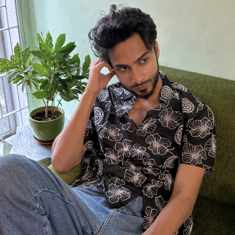 Raat-Rani Unisex Embroidered Shirt