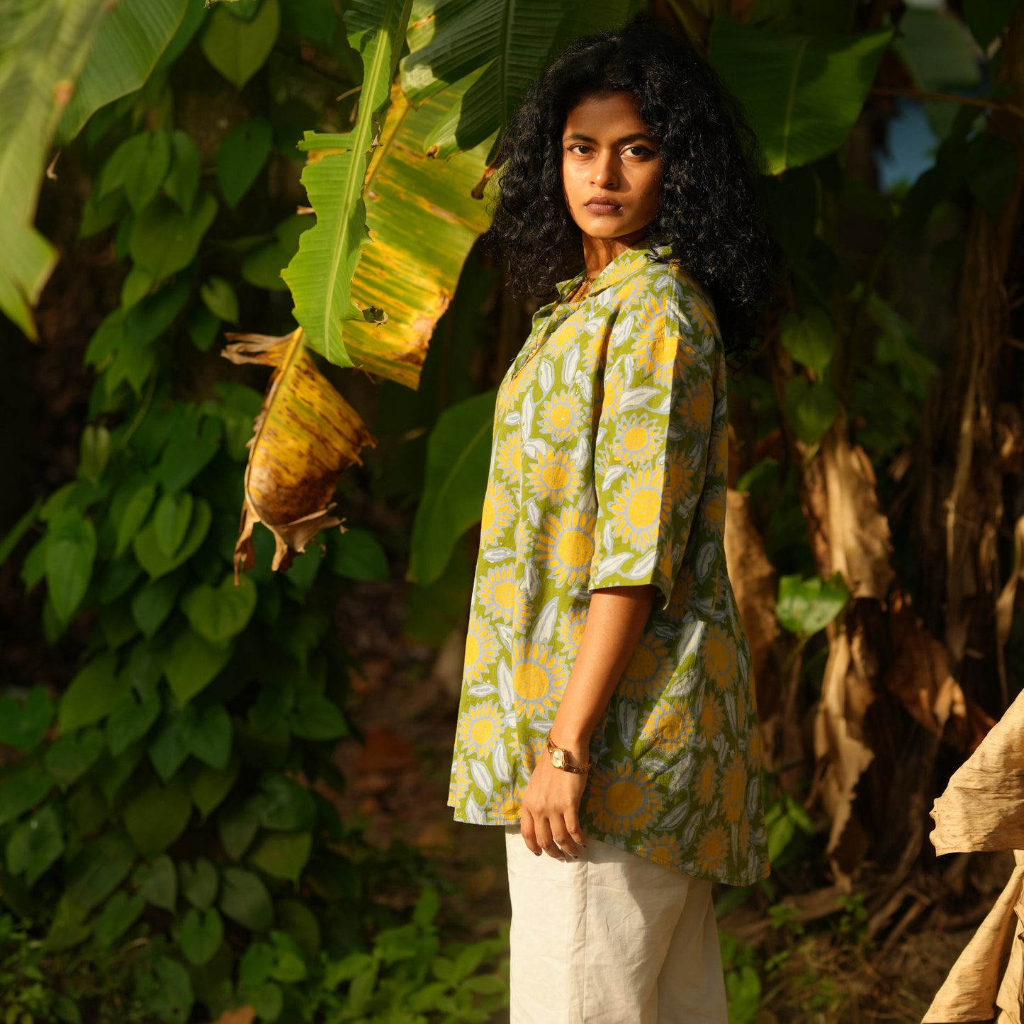Sunny Side Up Batik Cotton Unisex Shirt